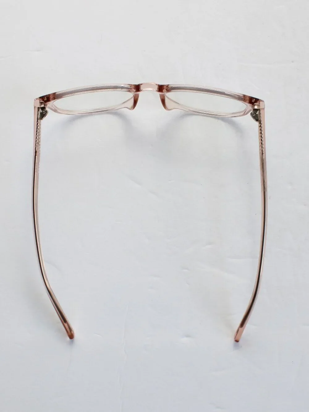 QUAY CTRL Blue Light Glasses in Champagne/Clear